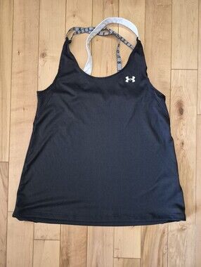 Under Armour women's size large black tank top